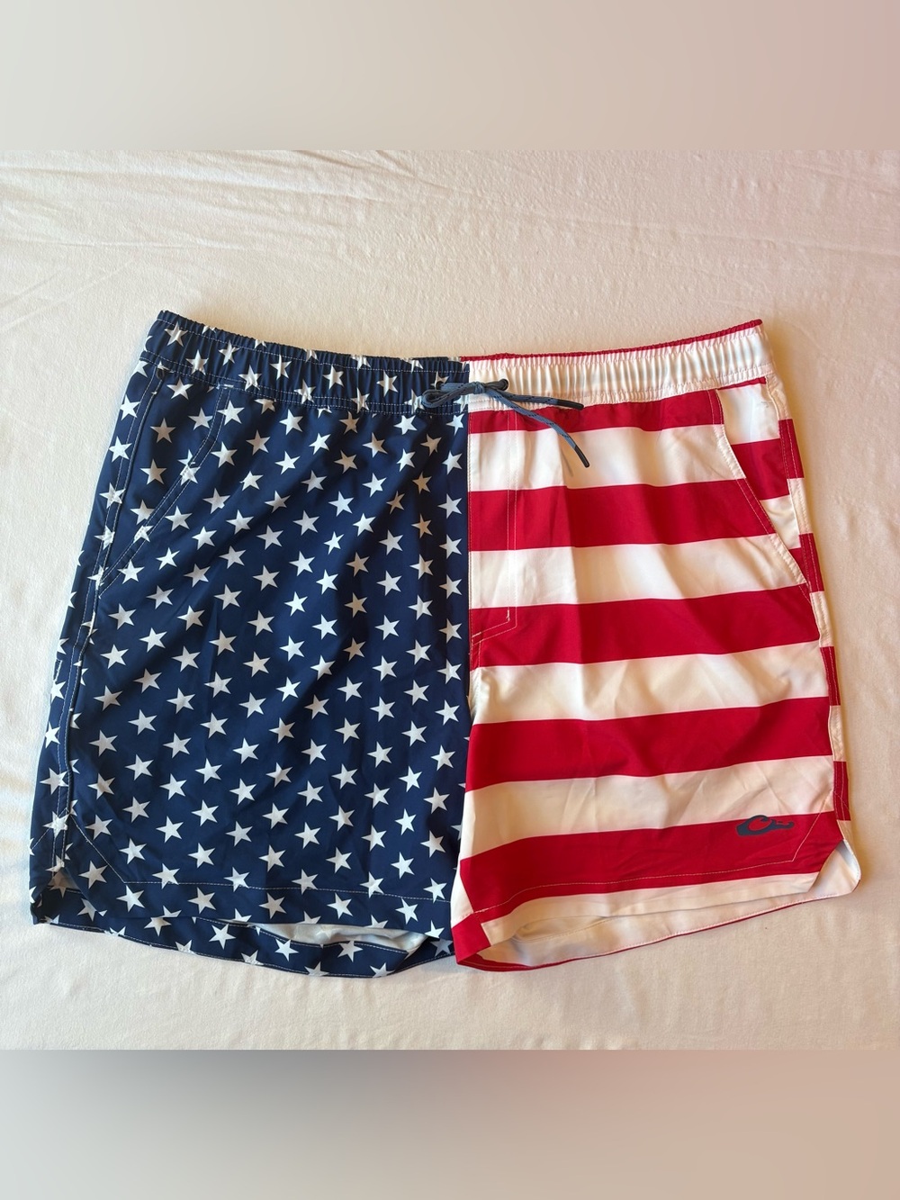 Drake Waterfowl Americana Lake Shore Hybrid Dock Shorts size XL